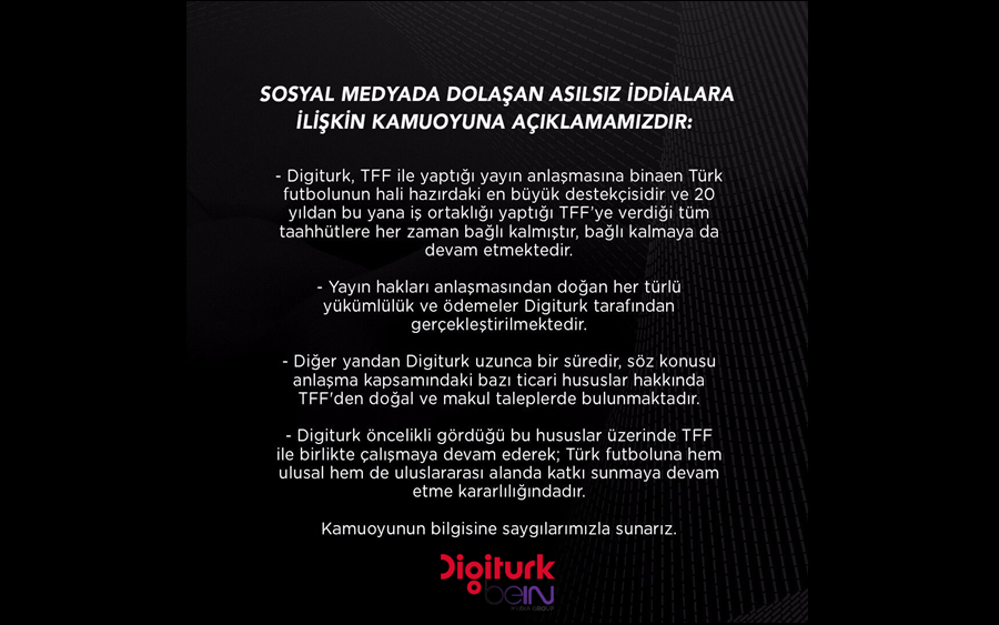Bein Sports Türkiye'den Çekilecek mi? Resmi Açıklama Geldi
