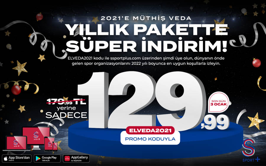 S Sport Plus 2021’e Dev Kampanyayla Veda Ediyor S Sport Plus 2021’e Dev Kampanyayla Veda Ediyor