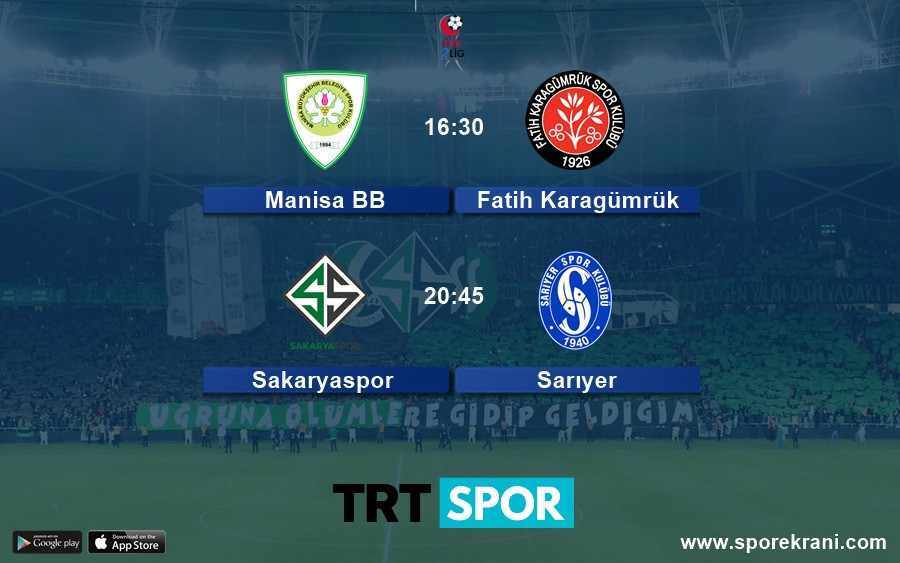 2019 TFF 2.Lig Play-Off Yarı Finalleri TRT Spor'da 2019 TFF 2.Lig Play-Off Yarı Finalleri TRT Spor'da