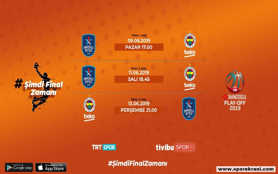 Anadolu Efes-Fenerbahçe Beko Final Serisi, Şifresiz TRT Spor'da Anadolu Efes-Fenerbahçe Beko Final Serisi, Şifresiz TRT Spor'da