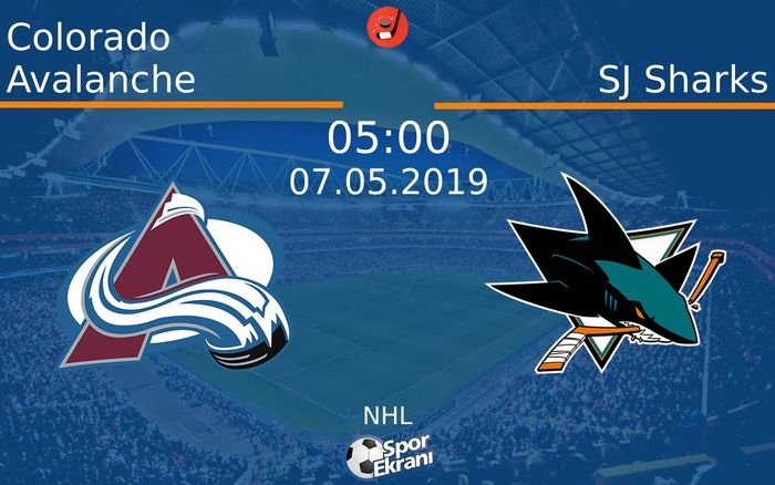 07 Mayıs 2019 Colorado Avalanche vs SJ Sharks maçı Hangi Kanalda Saat Kaçta Yayınlanacak?