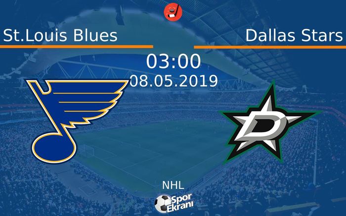 08 Mayıs 2019 St.Louis Blues vs Dallas Stars maçı Hangi Kanalda Saat Kaçta Yayınlanacak?