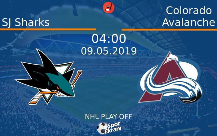 09 Mayıs 2019 SJ Sharks vs Colorado Avalanche maçı Hangi Kanalda Saat Kaçta Yayınlanacak?