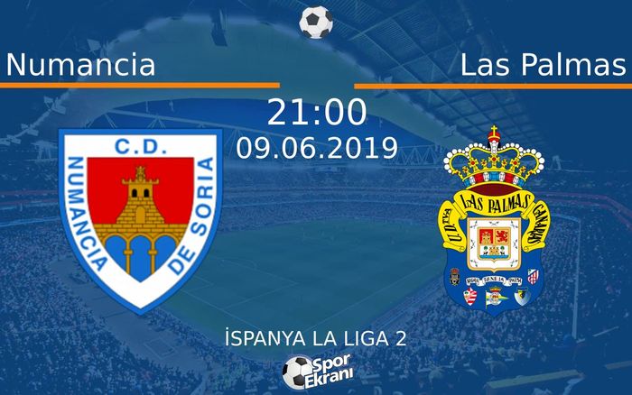 09 Haziran 2019 Numancia vs Las Palmas maçı Hangi Kanalda Saat Kaçta Yayınlanacak?
