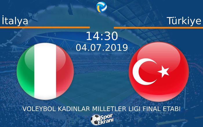 04 Temmuz 2019 İtalya vs Türkiye maçı Hangi Kanalda Saat Kaçta Yayınlanacak?
