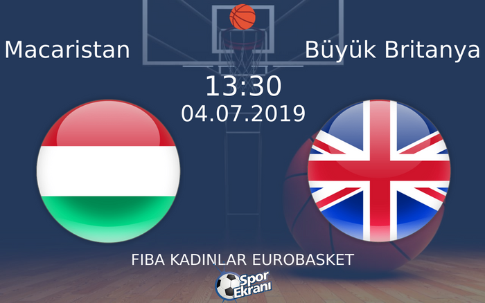 04 Temmuz 2019 Macaristan vs Büyük Britanya maçı Hangi Kanalda Saat Kaçta Yayınlanacak?