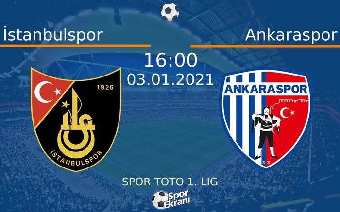 03 Ocak 2021 İstanbulspor vs Ankaraspor maçı Hangi Kanalda Saat Kaçta Yayınlanacak? 03 Ocak 2021 İstanbulspor vs Ankaraspor maçı Hangi Kanalda Saat Kaçta Yayınlanacak?