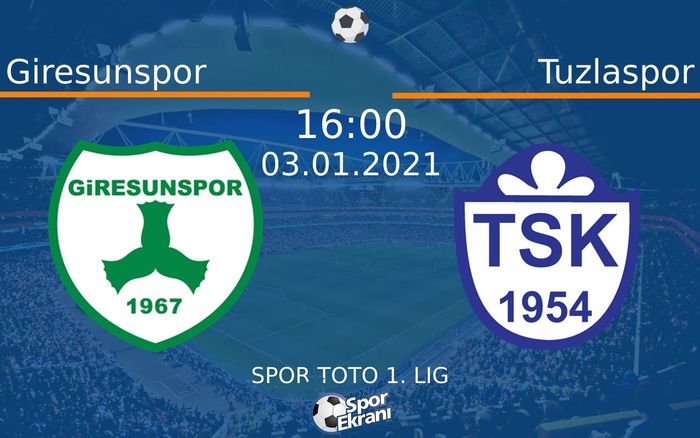 03 Ocak 2021 Giresunspor vs Tuzlaspor maçı Hangi Kanalda Saat Kaçta Yayınlanacak? 03 Ocak 2021 Giresunspor vs Tuzlaspor maçı Hangi Kanalda Saat Kaçta Yayınlanacak?