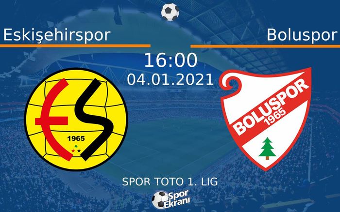 04 Ocak 2021 Eskişehirspor vs Boluspor maçı Hangi Kanalda Saat Kaçta Yayınlanacak? 04 Ocak 2021 Eskişehirspor vs Boluspor maçı Hangi Kanalda Saat Kaçta Yayınlanacak?