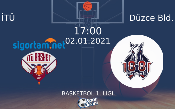 02 Ocak 2021 İTÜ vs Düzce Bld. maçı Hangi Kanalda Saat Kaçta Yayınlanacak? 02 Ocak 2021 İTÜ vs Düzce Bld. maçı Hangi Kanalda Saat Kaçta Yayınlanacak?