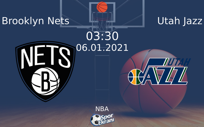 06 Ocak 2021 Brooklyn Nets vs Utah Jazz maçı Hangi Kanalda Saat Kaçta Yayınlanacak? 06 Ocak 2021 Brooklyn Nets vs Utah Jazz maçı Hangi Kanalda Saat Kaçta Yayınlanacak?