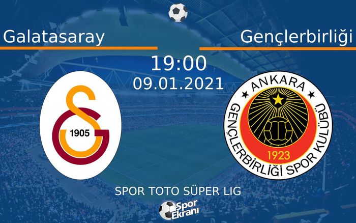 09 Ocak 2021 Galatasaray vs Gençlerbirliği maçı Hangi Kanalda Saat Kaçta Yayınlanacak? 09 Ocak 2021 Galatasaray vs Gençlerbirliği maçı Hangi Kanalda Saat Kaçta Yayınlanacak?