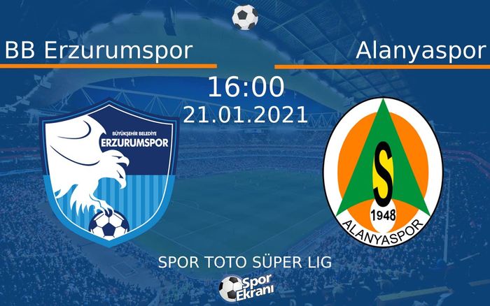 21 Ocak 2021 BB Erzurumspor vs Alanyaspor maçı Hangi Kanalda Saat Kaçta Yayınlanacak? 21 Ocak 2021 BB Erzurumspor vs Alanyaspor maçı Hangi Kanalda Saat Kaçta Yayınlanacak?