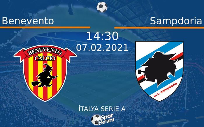 07 Şubat 2021 Benevento vs Sampdoria maçı Hangi Kanalda Saat Kaçta Yayınlanacak? 07 Şubat 2021 Benevento vs Sampdoria maçı Hangi Kanalda Saat Kaçta Yayınlanacak?