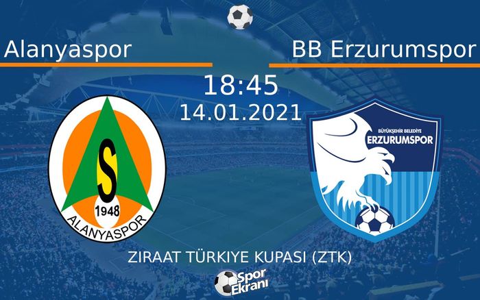 14 Ocak 2021 Alanyaspor vs BB Erzurumspor maçı Hangi Kanalda Saat Kaçta Yayınlanacak? 14 Ocak 2021 Alanyaspor vs BB Erzurumspor maçı Hangi Kanalda Saat Kaçta Yayınlanacak?