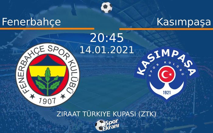 14 Ocak 2021 Fenerbahçe vs Kasımpaşa maçı Hangi Kanalda Saat Kaçta Yayınlanacak? 14 Ocak 2021 Fenerbahçe vs Kasımpaşa maçı Hangi Kanalda Saat Kaçta Yayınlanacak?