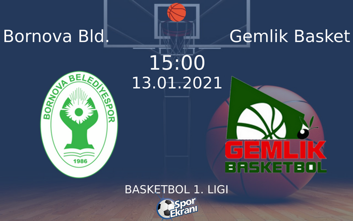 13 Ocak 2021 Bornova Bld. vs Gemlik Basket maçı Hangi Kanalda Saat Kaçta Yayınlanacak?