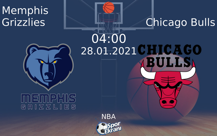 28 Ocak 2021 Memphis Grizzlies vs Chicago Bulls maçı Hangi Kanalda Saat Kaçta Yayınlanacak? 28 Ocak 2021 Memphis Grizzlies vs Chicago Bulls maçı Hangi Kanalda Saat Kaçta Yayınlanacak?