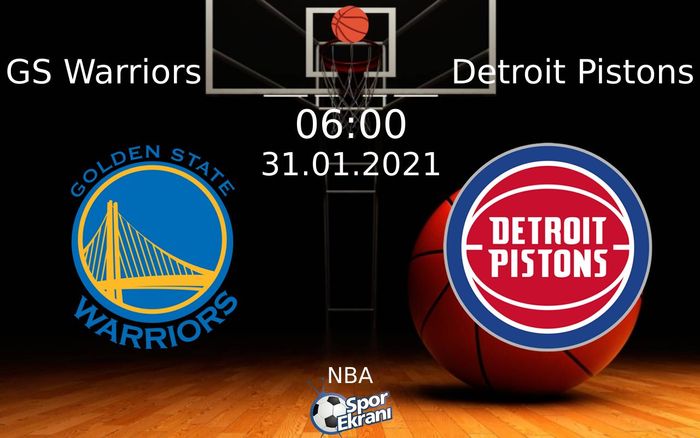 31 Ocak 2021 GS Warriors vs Detroit Pistons maçı Hangi Kanalda Saat Kaçta Yayınlanacak? 31 Ocak 2021 GS Warriors vs Detroit Pistons maçı Hangi Kanalda Saat Kaçta Yayınlanacak?