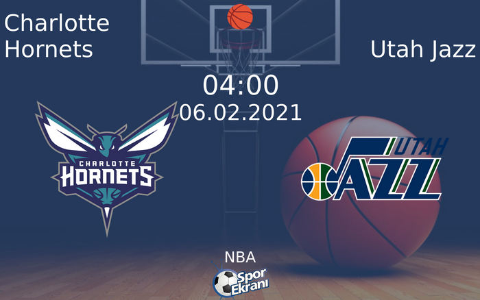 06 Şubat 2021 Charlotte Hornets vs Utah Jazz maçı Hangi Kanalda Saat Kaçta Yayınlanacak? 06 Şubat 2021 Charlotte Hornets vs Utah Jazz maçı Hangi Kanalda Saat Kaçta Yayınlanacak?