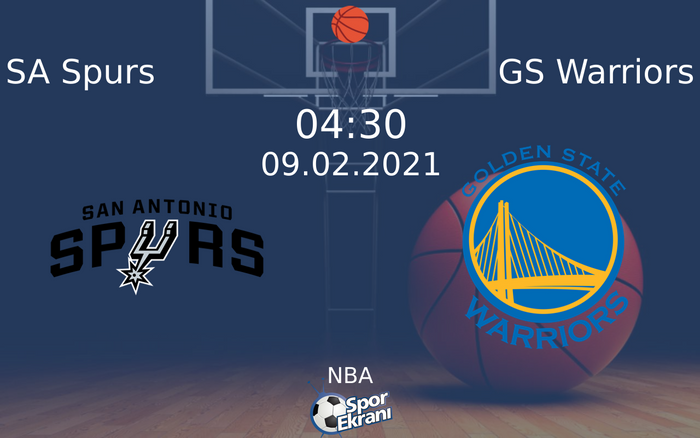 09 Şubat 2021 SA Spurs vs GS Warriors maçı Hangi Kanalda Saat Kaçta Yayınlanacak? 09 Şubat 2021 SA Spurs vs GS Warriors maçı Hangi Kanalda Saat Kaçta Yayınlanacak?