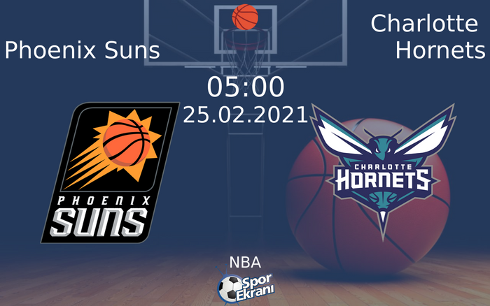 25 Şubat 2021 Phoenix Suns vs Charlotte Hornets maçı Hangi Kanalda Saat Kaçta Yayınlanacak? 25 Şubat 2021 Phoenix Suns vs Charlotte Hornets maçı Hangi Kanalda Saat Kaçta Yayınlanacak?