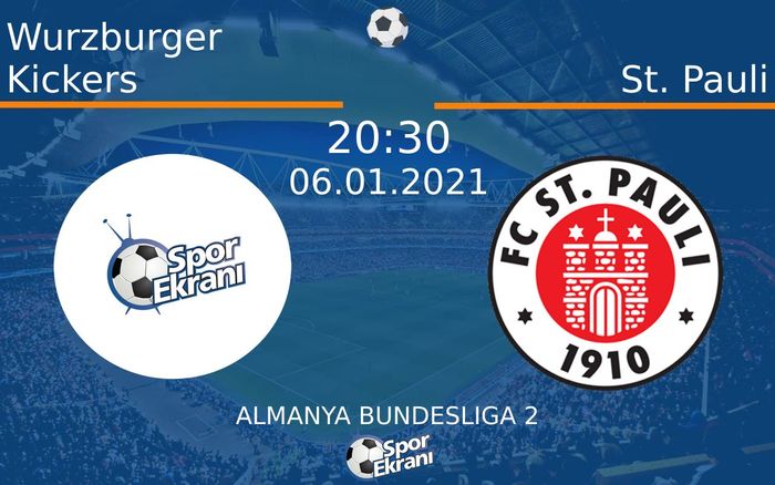 06 Ocak 2021 Wurzburger Kickers vs St. Pauli maçı Hangi Kanalda Saat Kaçta Yayınlanacak? 06 Ocak 2021 Wurzburger Kickers vs St. Pauli maçı Hangi Kanalda Saat Kaçta Yayınlanacak?