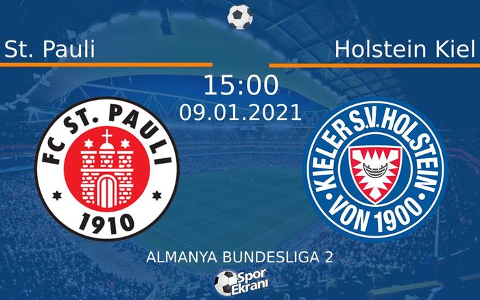 09 Ocak 2021 St. Pauli vs Holstein Kiel maçı Hangi Kanalda Saat Kaçta Yayınlanacak? 09 Ocak 2021 St. Pauli vs Holstein Kiel maçı Hangi Kanalda Saat Kaçta Yayınlanacak?