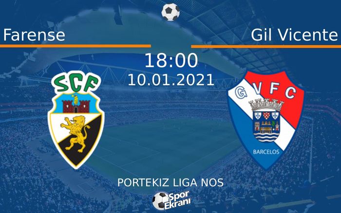 10 Ocak 2021 Farense vs Gil Vicente maçı Hangi Kanalda Saat Kaçta Yayınlanacak? 10 Ocak 2021 Farense vs Gil Vicente maçı Hangi Kanalda Saat Kaçta Yayınlanacak?