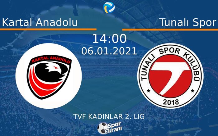 06 Ocak 2021 Kartal Anadolu vs Tunalı Spor maçı Hangi Kanalda Saat Kaçta Yayınlanacak? 06 Ocak 2021 Kartal Anadolu vs Tunalı Spor maçı Hangi Kanalda Saat Kaçta Yayınlanacak?