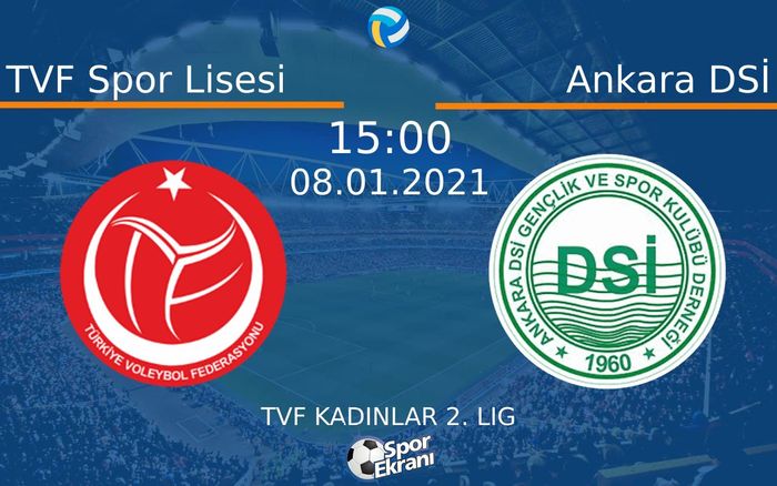 08 Ocak 2021 TVF Spor Lisesi vs Ankara DSİ maçı Hangi Kanalda Saat Kaçta Yayınlanacak? 08 Ocak 2021 TVF Spor Lisesi vs Ankara DSİ maçı Hangi Kanalda Saat Kaçta Yayınlanacak?