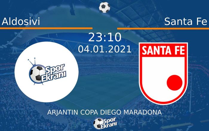 04 Ocak 2021 Aldosivi vs Santa Fe maçı Hangi Kanalda Saat Kaçta Yayınlanacak? 04 Ocak 2021 Aldosivi vs Santa Fe maçı Hangi Kanalda Saat Kaçta Yayınlanacak?