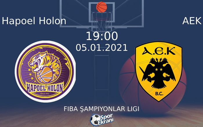 05 Ocak 2021 Hapoel Holon vs AEK maçı Hangi Kanalda Saat Kaçta Yayınlanacak? 05 Ocak 2021 Hapoel Holon vs AEK maçı Hangi Kanalda Saat Kaçta Yayınlanacak?