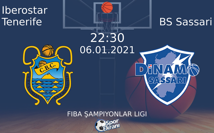 06 Ocak 2021 Iberostar Tenerife vs BS Sassari maçı Hangi Kanalda Saat Kaçta Yayınlanacak? 06 Ocak 2021 Iberostar Tenerife vs BS Sassari maçı Hangi Kanalda Saat Kaçta Yayınlanacak?
