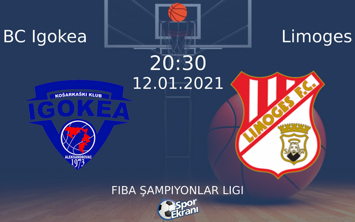 12 Ocak 2021 BC Igokea vs Limoges maçı Hangi Kanalda Saat Kaçta Yayınlanacak? 12 Ocak 2021 BC Igokea vs Limoges maçı Hangi Kanalda Saat Kaçta Yayınlanacak?