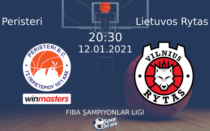 12 Ocak 2021 Peristeri vs Lietuvos Rytas maçı Hangi Kanalda Saat Kaçta Yayınlanacak? 12 Ocak 2021 Peristeri vs Lietuvos Rytas maçı Hangi Kanalda Saat Kaçta Yayınlanacak?
