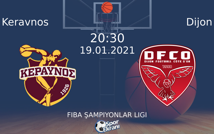 19 Ocak 2021 Keravnos vs Dijon maçı Hangi Kanalda Saat Kaçta Yayınlanacak? 19 Ocak 2021 Keravnos vs Dijon maçı Hangi Kanalda Saat Kaçta Yayınlanacak?