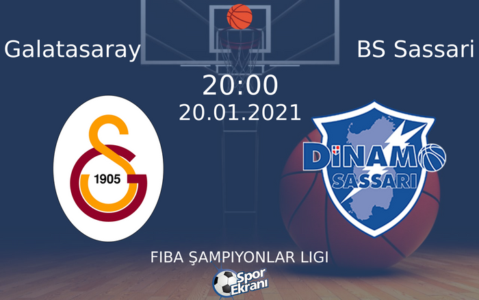 20 Ocak 2021 Galatasaray vs BS Sassari maçı Hangi Kanalda Saat Kaçta Yayınlanacak? 20 Ocak 2021 Galatasaray vs BS Sassari maçı Hangi Kanalda Saat Kaçta Yayınlanacak?