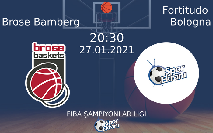 27 Ocak 2021 Brose Bamberg vs Fortitudo Bologna maçı Hangi Kanalda Saat Kaçta Yayınlanacak? 27 Ocak 2021 Brose Bamberg vs Fortitudo Bologna maçı Hangi Kanalda Saat Kaçta Yayınlanacak?