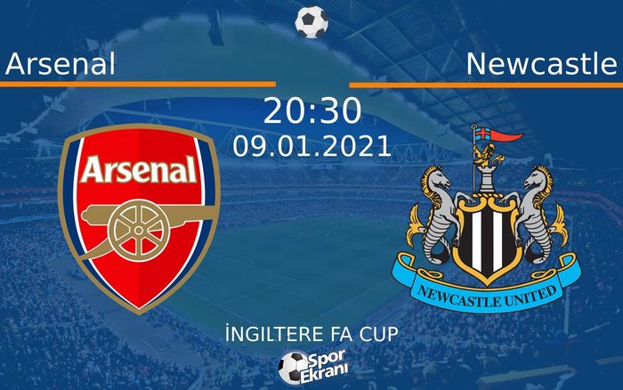 09 Ocak 2021 Arsenal vs Newcastle maçı Hangi Kanalda Saat Kaçta Yayınlanacak? 09 Ocak 2021 Arsenal vs Newcastle maçı Hangi Kanalda Saat Kaçta Yayınlanacak?