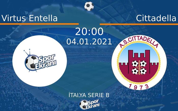 04 Ocak 2021 Virtus Entella vs Cittadella maçı Hangi Kanalda Saat Kaçta Yayınlanacak? 04 Ocak 2021 Virtus Entella vs Cittadella maçı Hangi Kanalda Saat Kaçta Yayınlanacak?