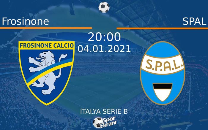 04 Ocak 2021 Frosinone vs SPAL maçı Hangi Kanalda Saat Kaçta Yayınlanacak? 04 Ocak 2021 Frosinone vs SPAL maçı Hangi Kanalda Saat Kaçta Yayınlanacak?