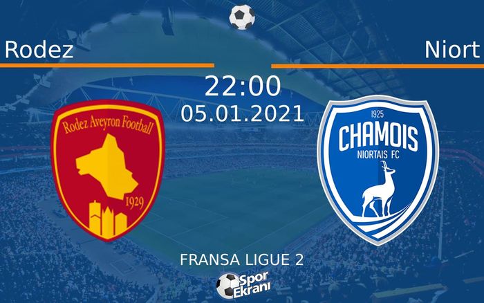 05 Ocak 2021 Rodez vs Niort maçı Hangi Kanalda Saat Kaçta Yayınlanacak? 05 Ocak 2021 Rodez vs Niort maçı Hangi Kanalda Saat Kaçta Yayınlanacak?