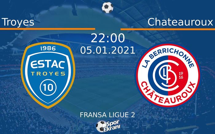 05 Ocak 2021 Troyes vs Chateauroux maçı Hangi Kanalda Saat Kaçta Yayınlanacak? 05 Ocak 2021 Troyes vs Chateauroux maçı Hangi Kanalda Saat Kaçta Yayınlanacak?