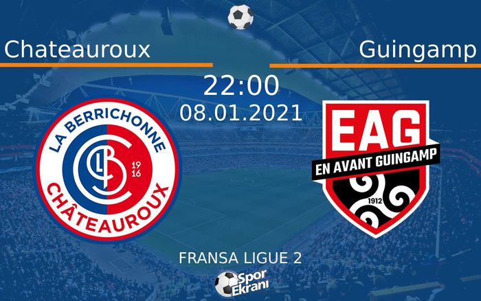 08 Ocak 2021 Chateauroux vs Guingamp maçı Hangi Kanalda Saat Kaçta Yayınlanacak? 08 Ocak 2021 Chateauroux vs Guingamp maçı Hangi Kanalda Saat Kaçta Yayınlanacak?
