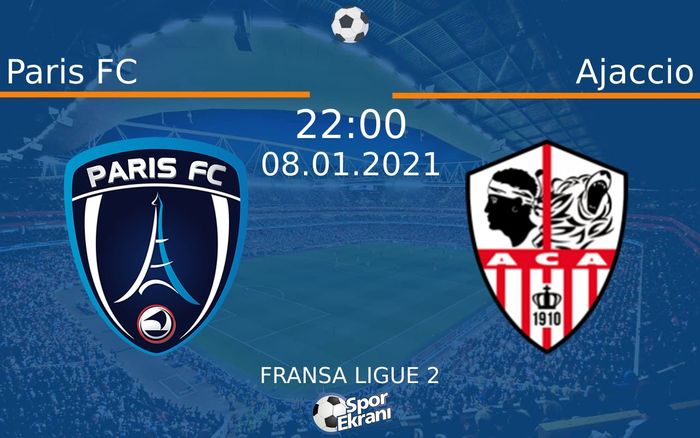 08 Ocak 2021 Paris FC vs Ajaccio maçı Hangi Kanalda Saat Kaçta Yayınlanacak? 08 Ocak 2021 Paris FC vs Ajaccio maçı Hangi Kanalda Saat Kaçta Yayınlanacak?
