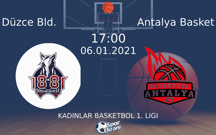 06 Ocak 2021 Düzce Bld. vs Antalya Basket maçı Hangi Kanalda Saat Kaçta Yayınlanacak? 06 Ocak 2021 Düzce Bld. vs Antalya Basket maçı Hangi Kanalda Saat Kaçta Yayınlanacak?