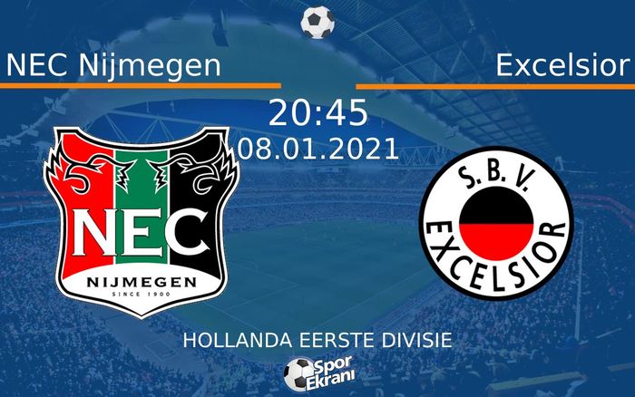 08 Ocak 2021 NEC Nijmegen vs Excelsior maçı Hangi Kanalda Saat Kaçta Yayınlanacak? 08 Ocak 2021 NEC Nijmegen vs Excelsior maçı Hangi Kanalda Saat Kaçta Yayınlanacak?
