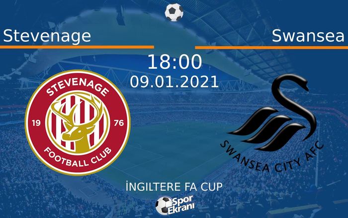 09 Ocak 2021 Stevenage vs Swansea maçı Hangi Kanalda Saat Kaçta Yayınlanacak? 09 Ocak 2021 Stevenage vs Swansea maçı Hangi Kanalda Saat Kaçta Yayınlanacak?