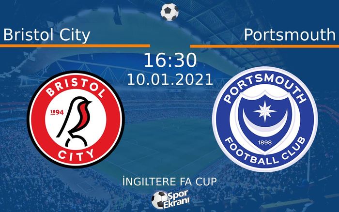 10 Ocak 2021 Bristol City vs Portsmouth maçı Hangi Kanalda Saat Kaçta Yayınlanacak? 10 Ocak 2021 Bristol City vs Portsmouth maçı Hangi Kanalda Saat Kaçta Yayınlanacak?